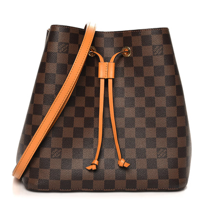 Louis Vuitton Damier Ebene Neonoe MM Safran 1 of 11