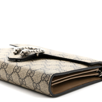 Gucci GG Supreme Monogram Mini Dionysus Chain Wallet Beige Taupe 10 of 15