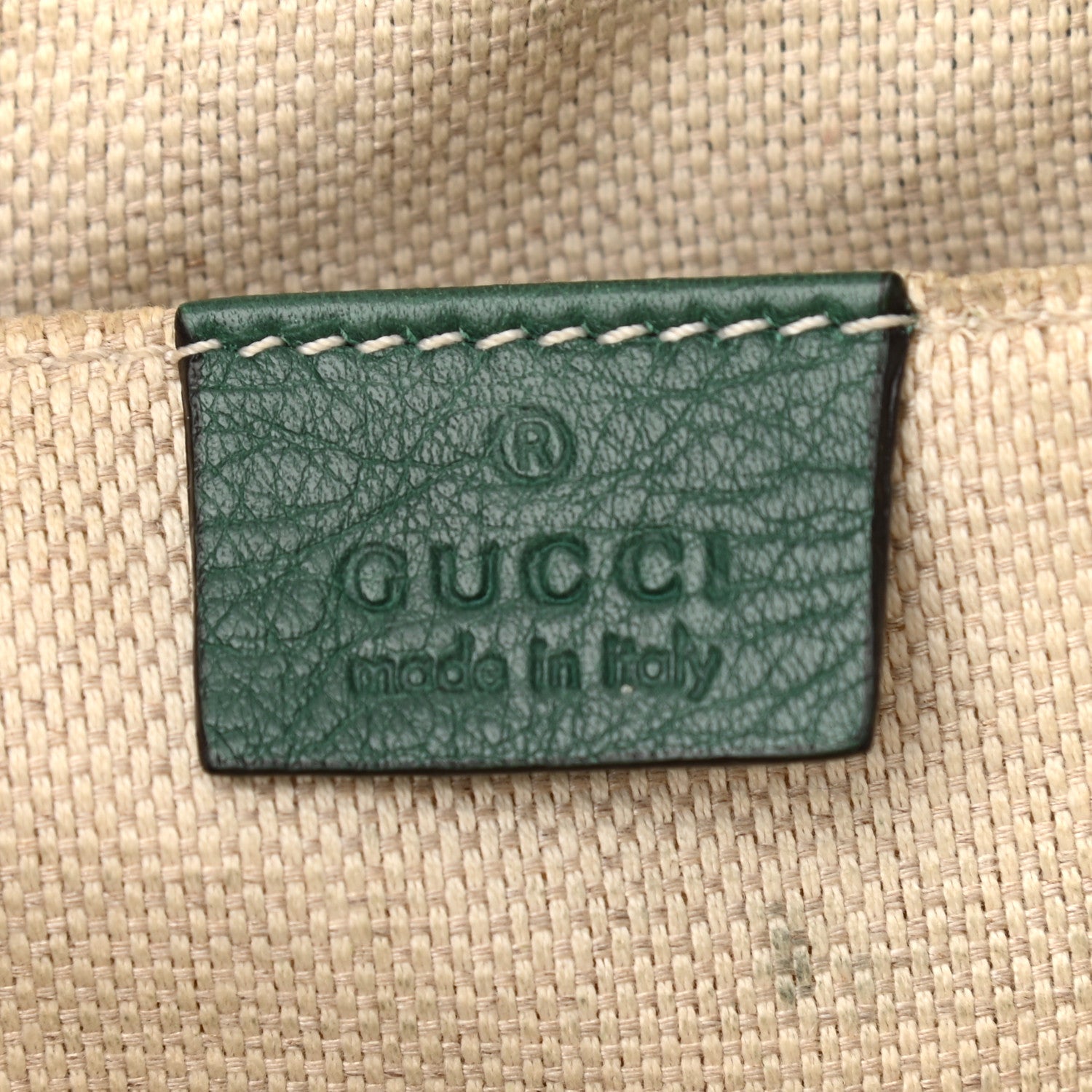 Gucci Pebbled Calfskin Small Soho Disco Bag Emerald Green 6 of 10