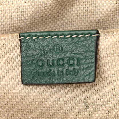 Gucci Pebbled Calfskin Small Soho Disco Bag Emerald Green 6 of 10