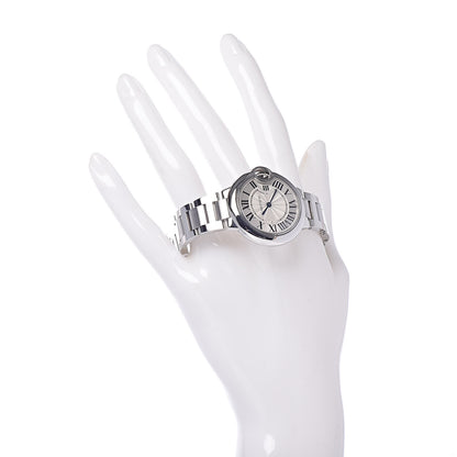 Cartier Stainless Steel 33mm Ballon Bleu De Quartz Watch 2 of 9