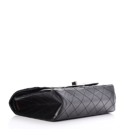 Chanel Aged Calfskin Quilted 2.55 Reissue 225 Flap Black 5 of 9