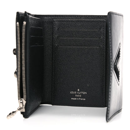 Louis Vuitton Epi Twist Compact Wallet Black 5 of 9