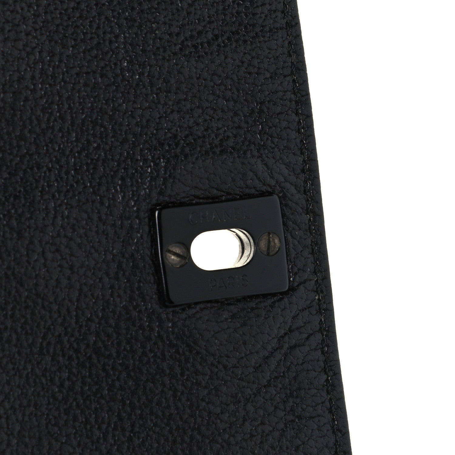 Chanel Grained Calfskin CC Backpack Black 7 of 10