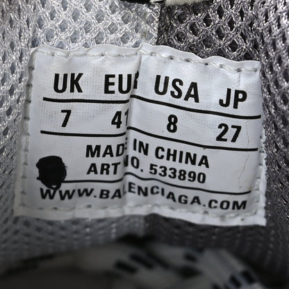 Balenciaga Fabric Mesh Half & Half Colorways Mens Triple S Sneakers 41 Grey Blue Rouge Jaune Black 6 of 6