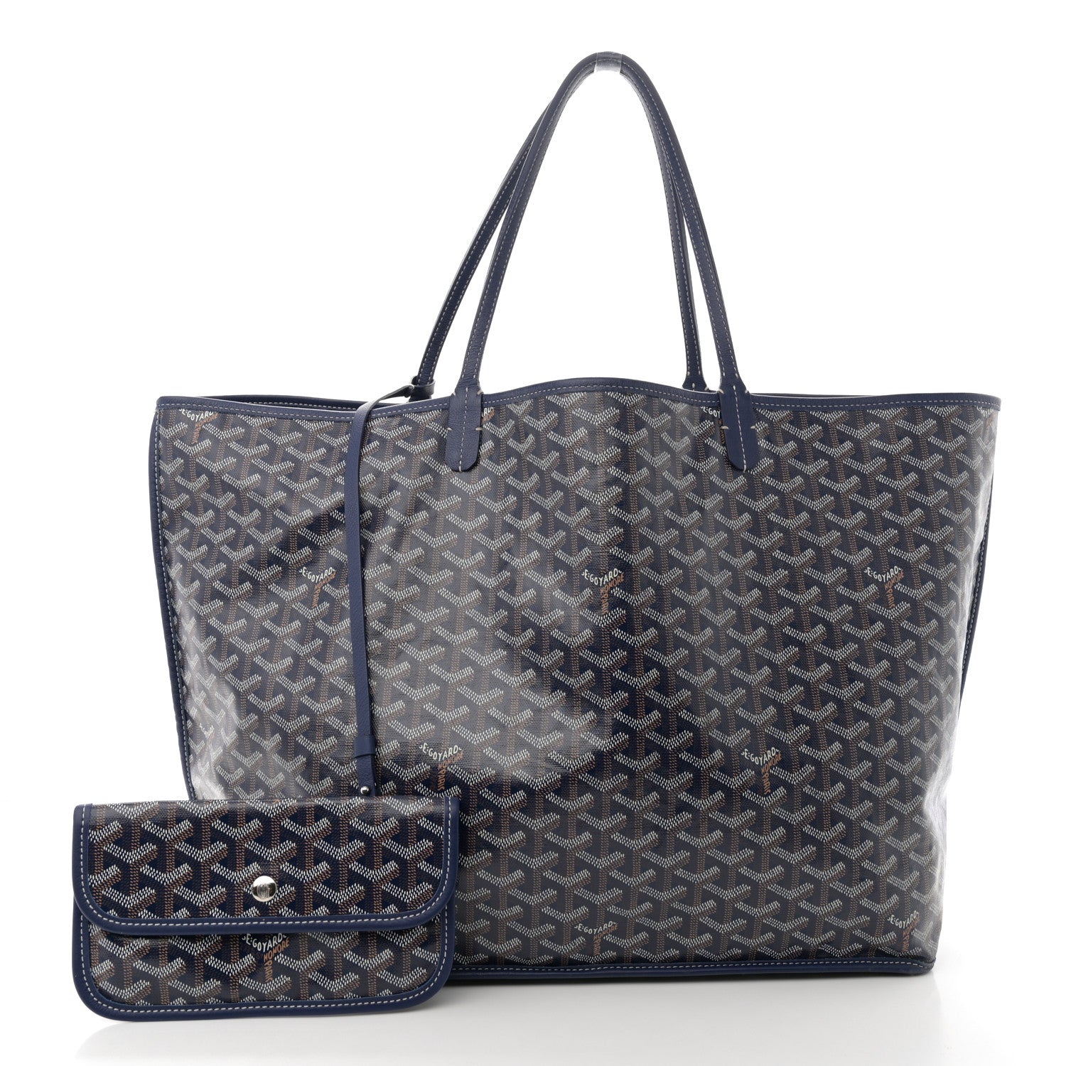 Goyard Goyardine Reversible Anjou GM Navy 4 of 19