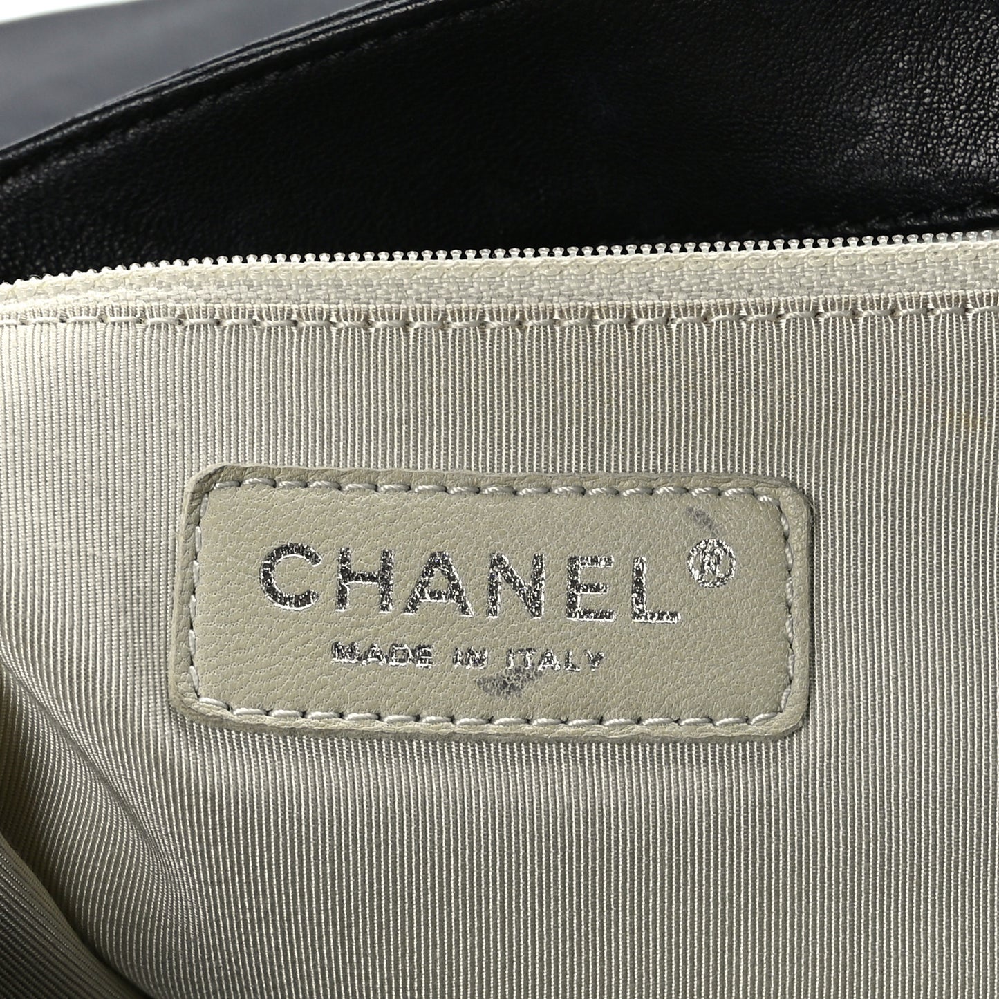 Washed Lambskin Quilted Maxi Chain Around Flap Black