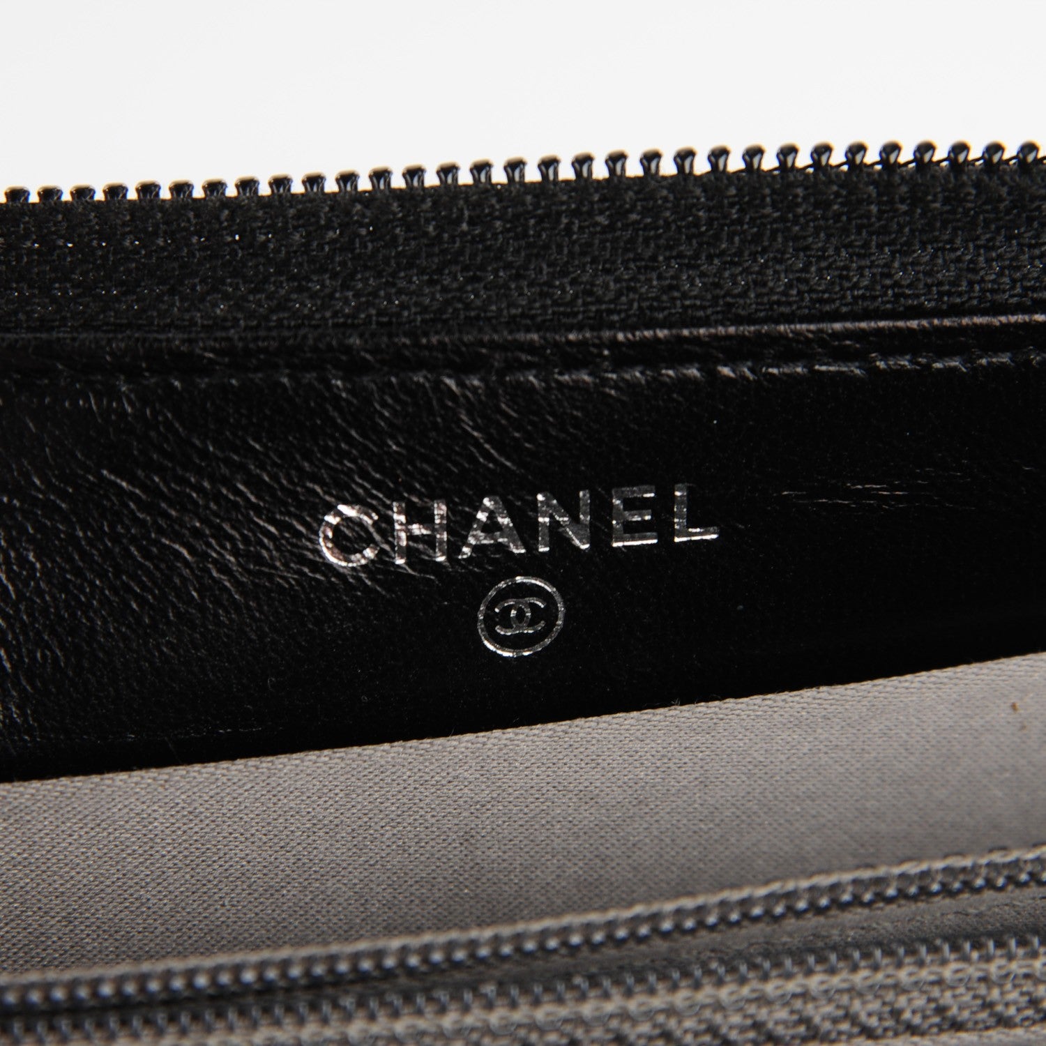 Chanel Patent Calfskin Lucky Symbols Zip Around Wallet Black 7 of 8