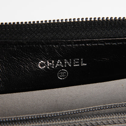 Chanel Patent Calfskin Lucky Symbols Zip Around Wallet Black 7 of 8