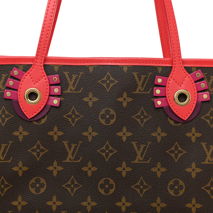 Louis Vuitton Monogram Totem Neo Neverfull MM Flamingo 9 of 12