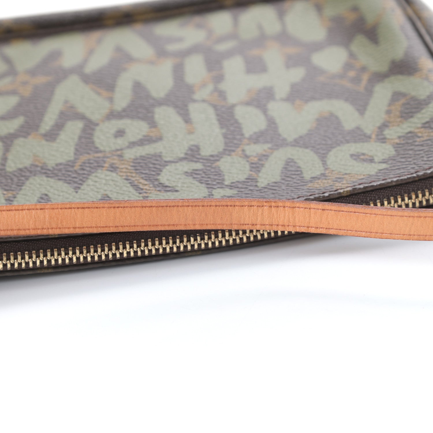 Louis Vuitton Monogram Graffiti Pochette Accessories Kaki 11 of 12