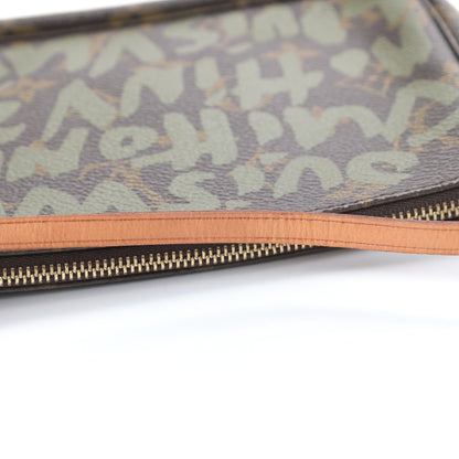 Louis Vuitton Monogram Graffiti Pochette Accessories Kaki 11 of 12