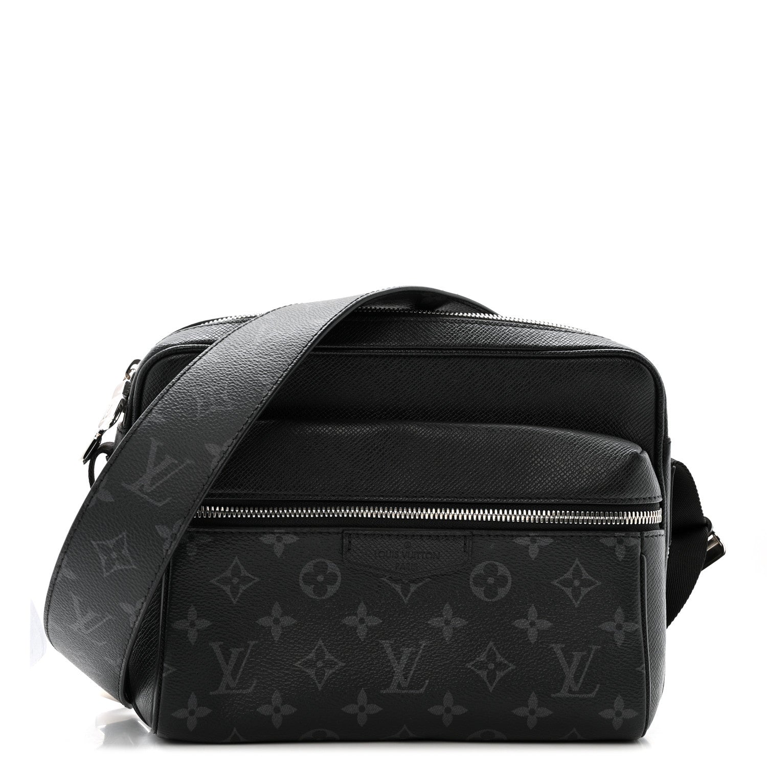 Louis Vuitton Taiga Monogram Eclipse Outdoor Messenger Black 1 of 12