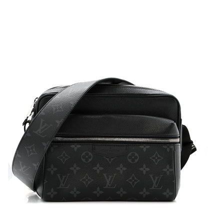 Louis Vuitton Taiga Monogram Eclipse Outdoor Messenger Black 1 of 12