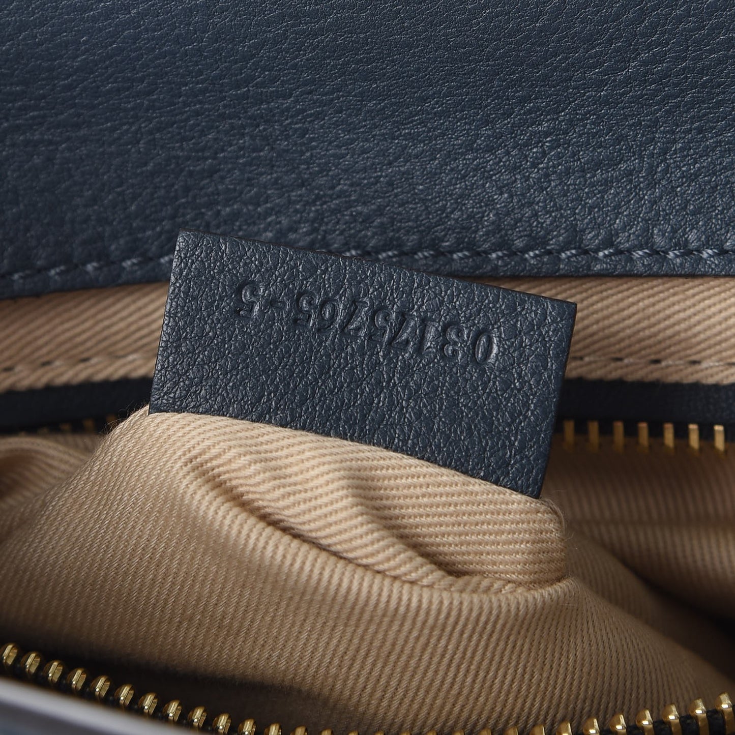 Suede Calfskin Small Faye Backpack Silver Blue