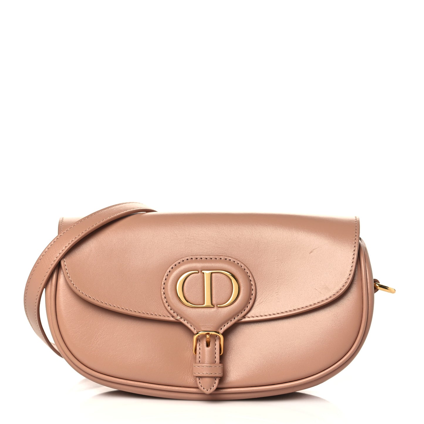 Box Calfskin East West Bobby Bag Blush