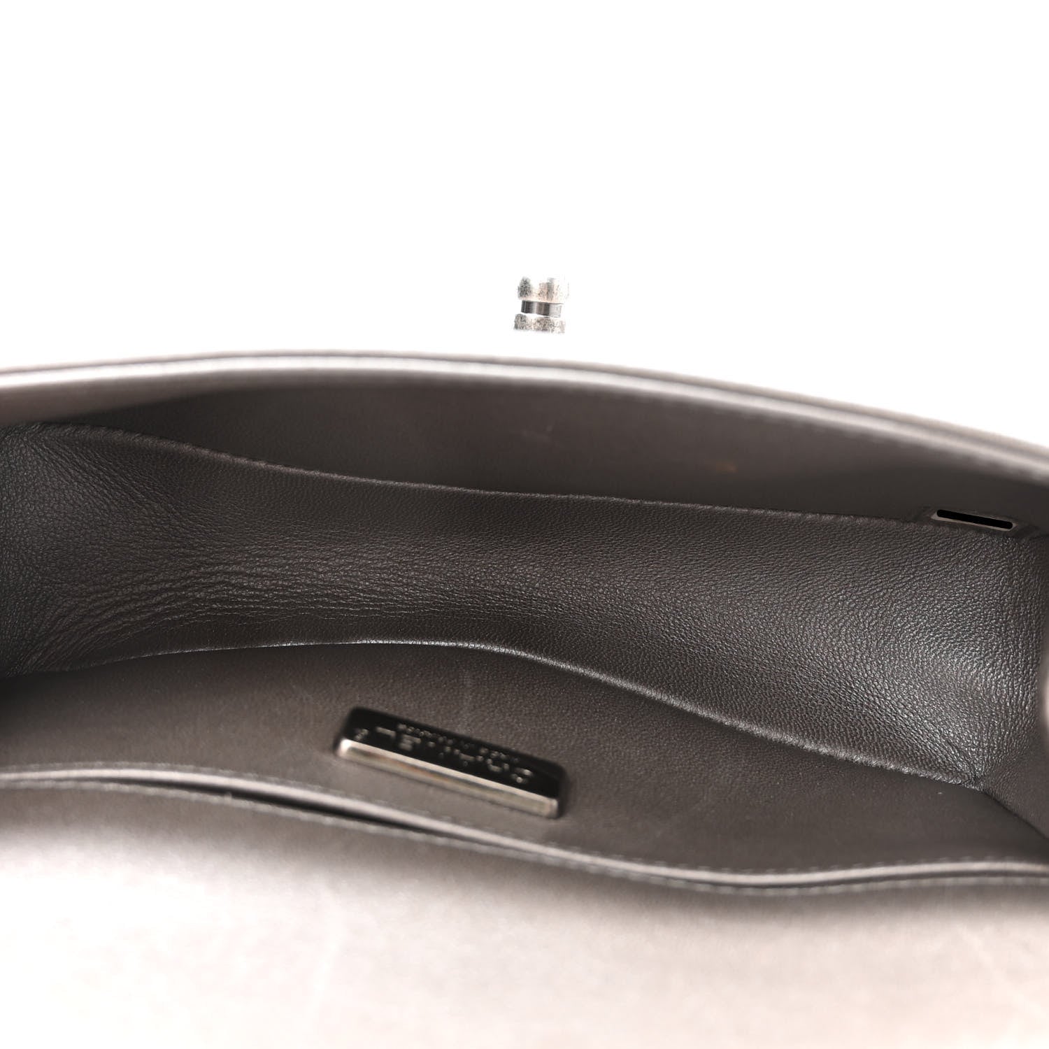 Chanel Galuchat Stingray Small Boy Flap Silver 5 of 10