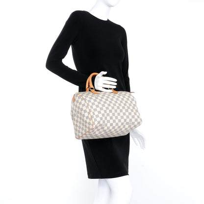 Louis Vuitton Damier Azur Speedy 30 2 of 11