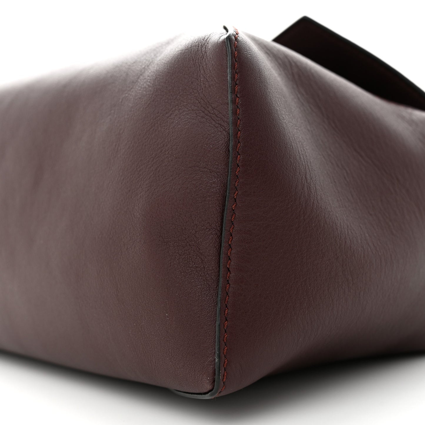 Calfskin Puzzle Hobo Prune