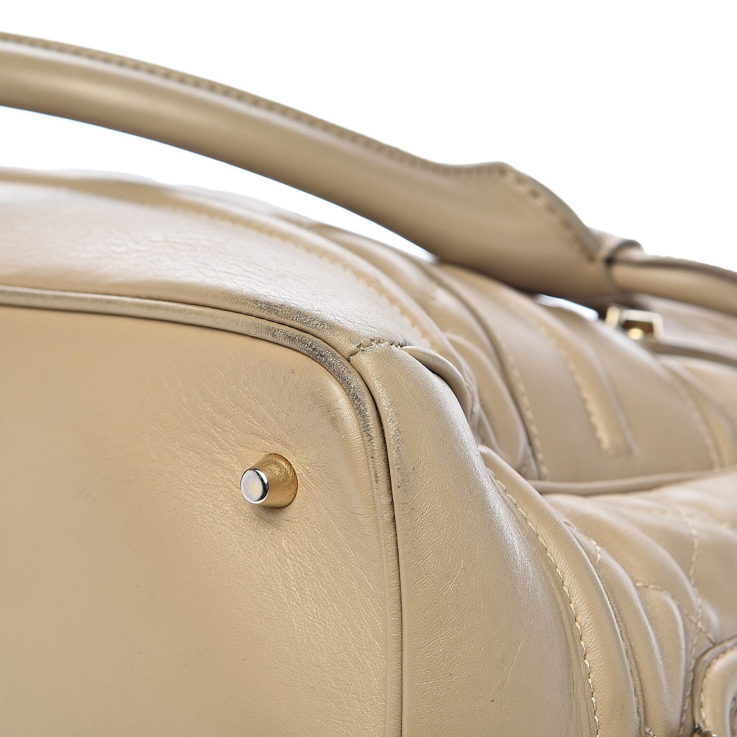 Burberry Lambskin Quilted Westbury Tote Beige 18 of 21