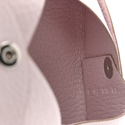 Hermes Chevre Mysore Calvi Card Case Mauve Pale 7 of 10