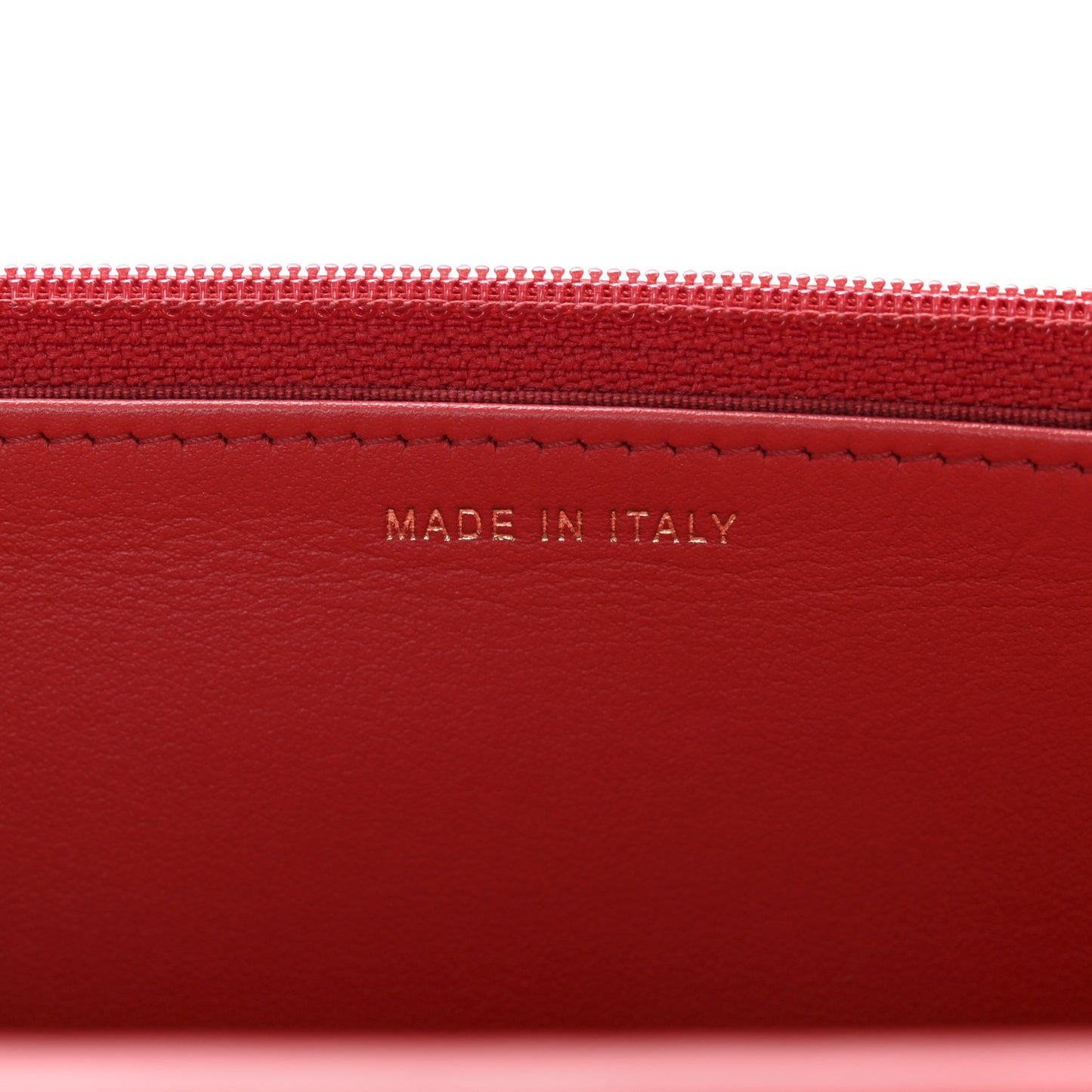 Caviar Quilted Boy Wallet On Chain WOC Red