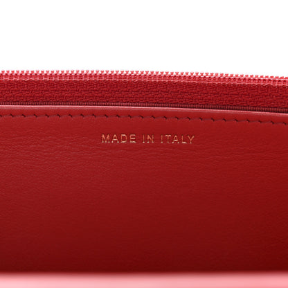 Chanel Caviar Quilted Boy Wallet On Chain WOC Red 7 of 13
