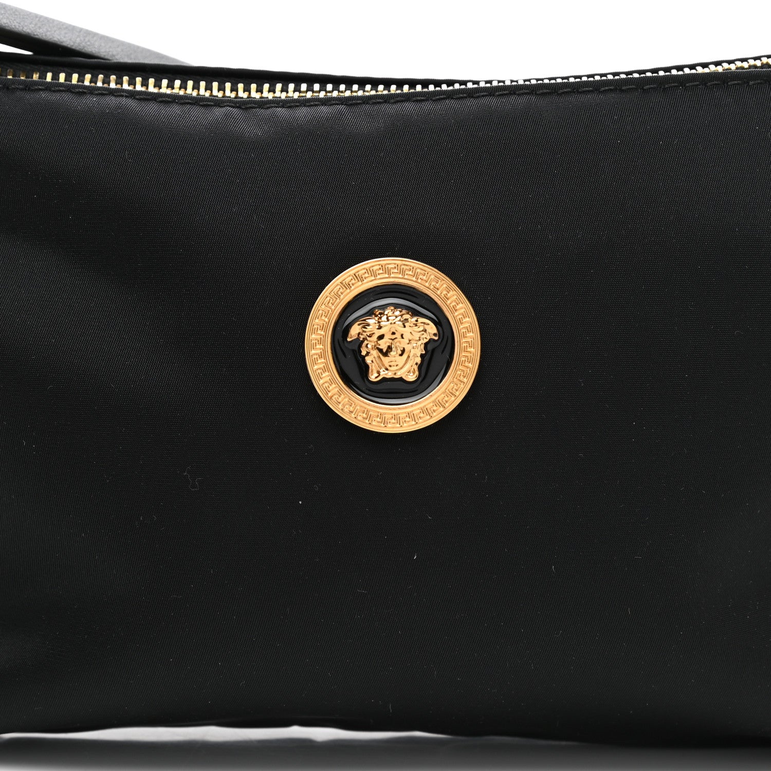 Versace Nylon Tribute Icon Flat Pouch Black 7 of 9