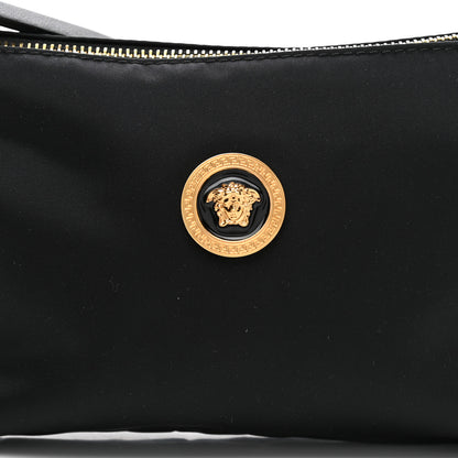 Versace Nylon Tribute Icon Flat Pouch Black 7 of 9