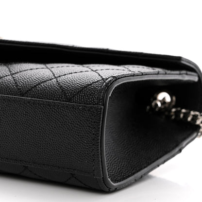Saint Laurent Grain De Poudre Textured Mixed Matelasse Triquilt Small Monogram Satchel Black 10 of 10