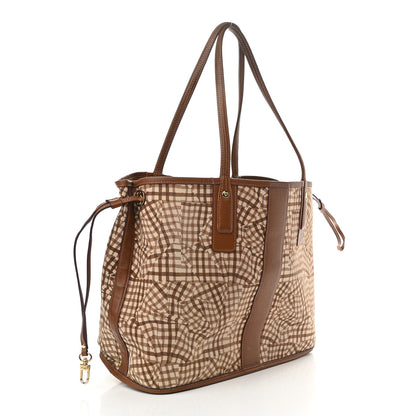 MCM Visetos Medium Liz Reversible Shopper Tote Cognac 6 of 14
