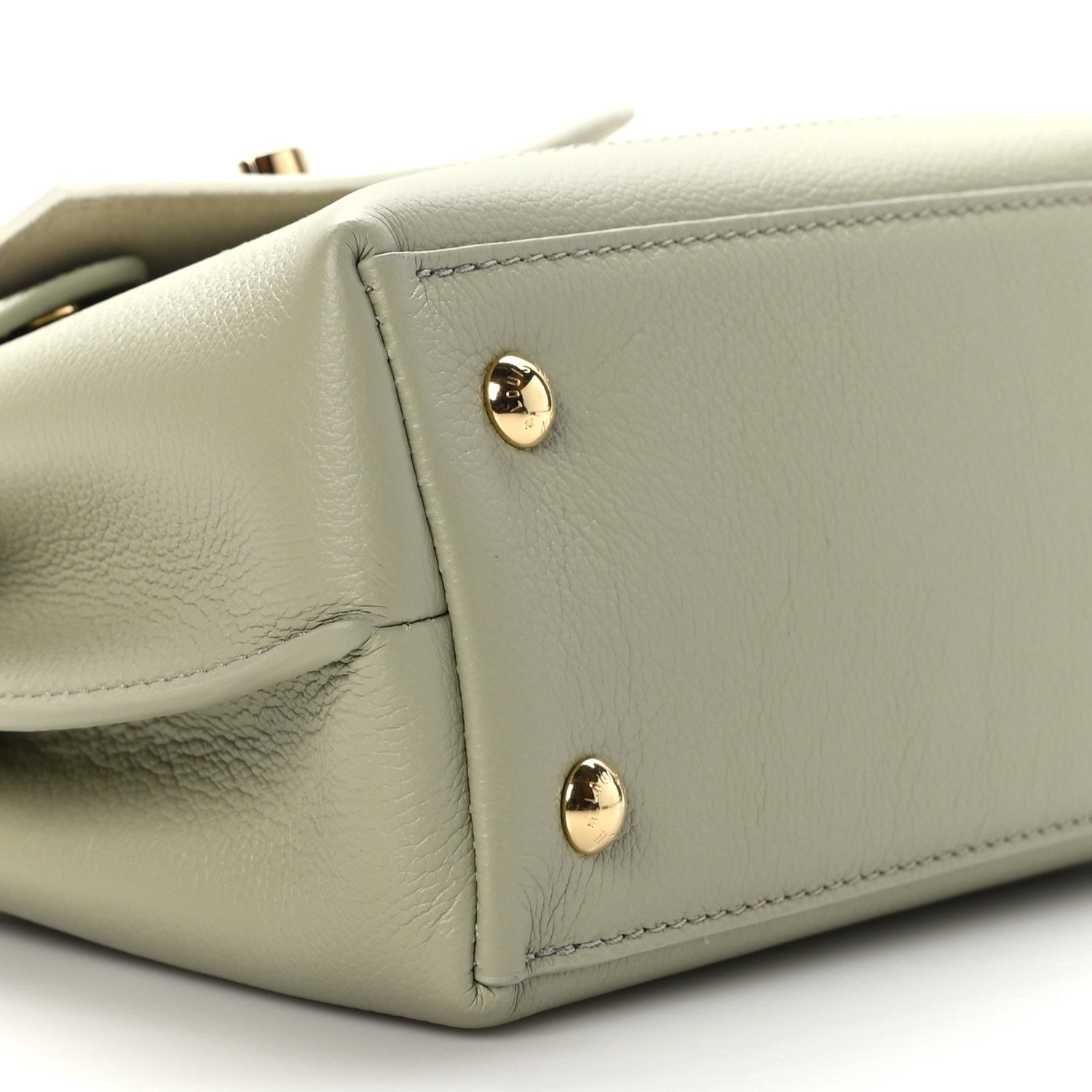 Louis Vuitton Soft Calfskin Mini Lockme Ever Asnieres Green Milky White 7 of 8