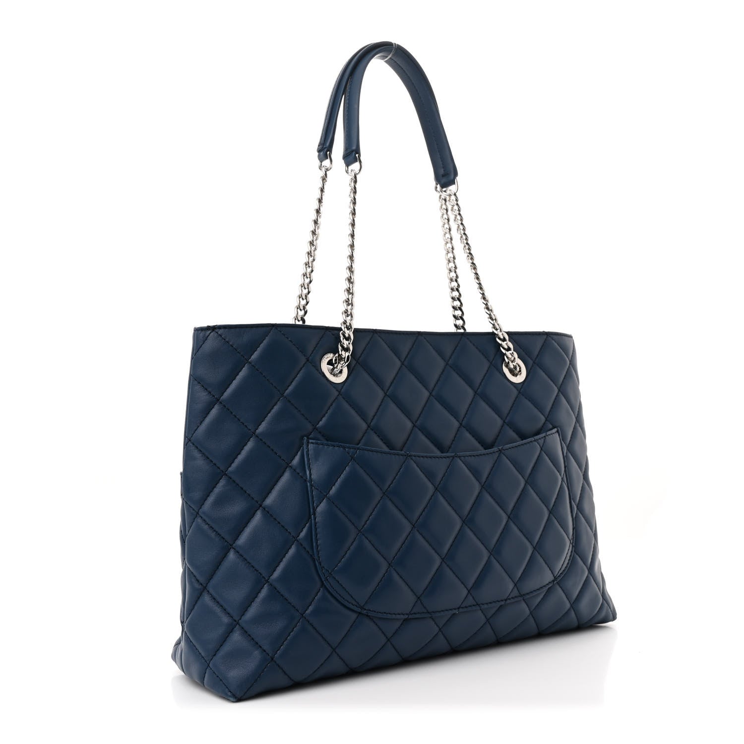 Chanel Lambskin Quilted Medium Urban Delight Tote Blue 3 of 12