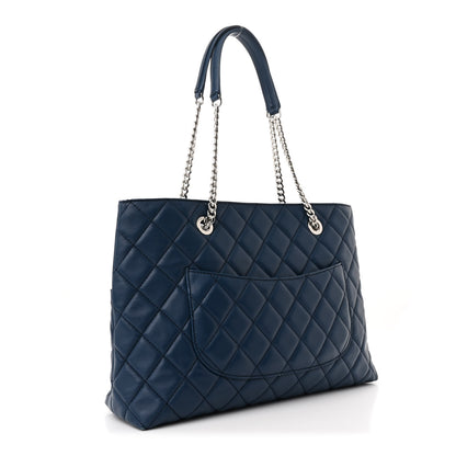 Chanel Lambskin Quilted Medium Urban Delight Tote Blue 3 of 12