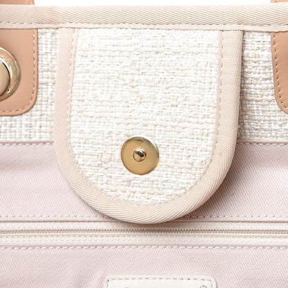 Chanel Canvas Large Deauville Tote Light Beige 12 of 12