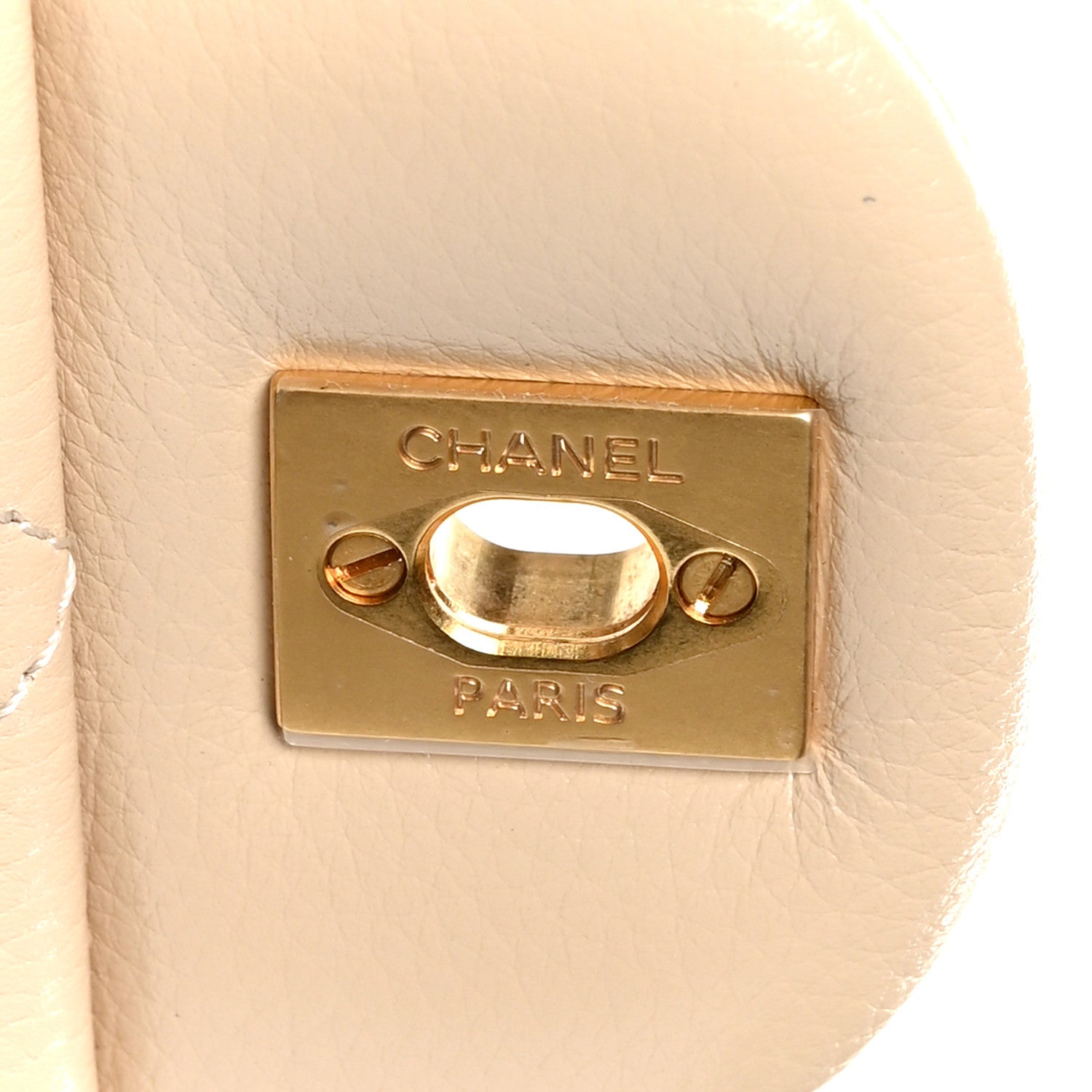 Chanel Grained Calfskin Quilted XXL Travel Flap Bag Beige 7 of 12