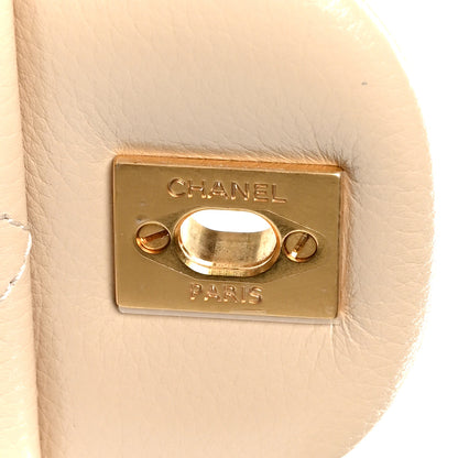 Chanel Grained Calfskin Quilted XXL Travel Flap Bag Beige 7 of 12