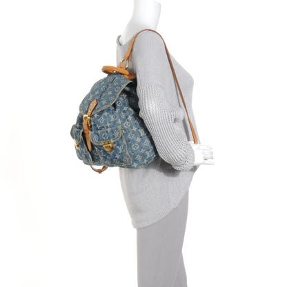 Louis Vuitton Denim Sac a Dos Backpack GM 2 of 12