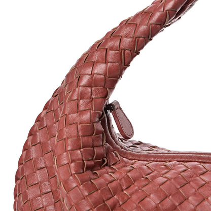Bottega Veneta Nappa Intrecciato Large Veneta Hobo Brique 11 of 13