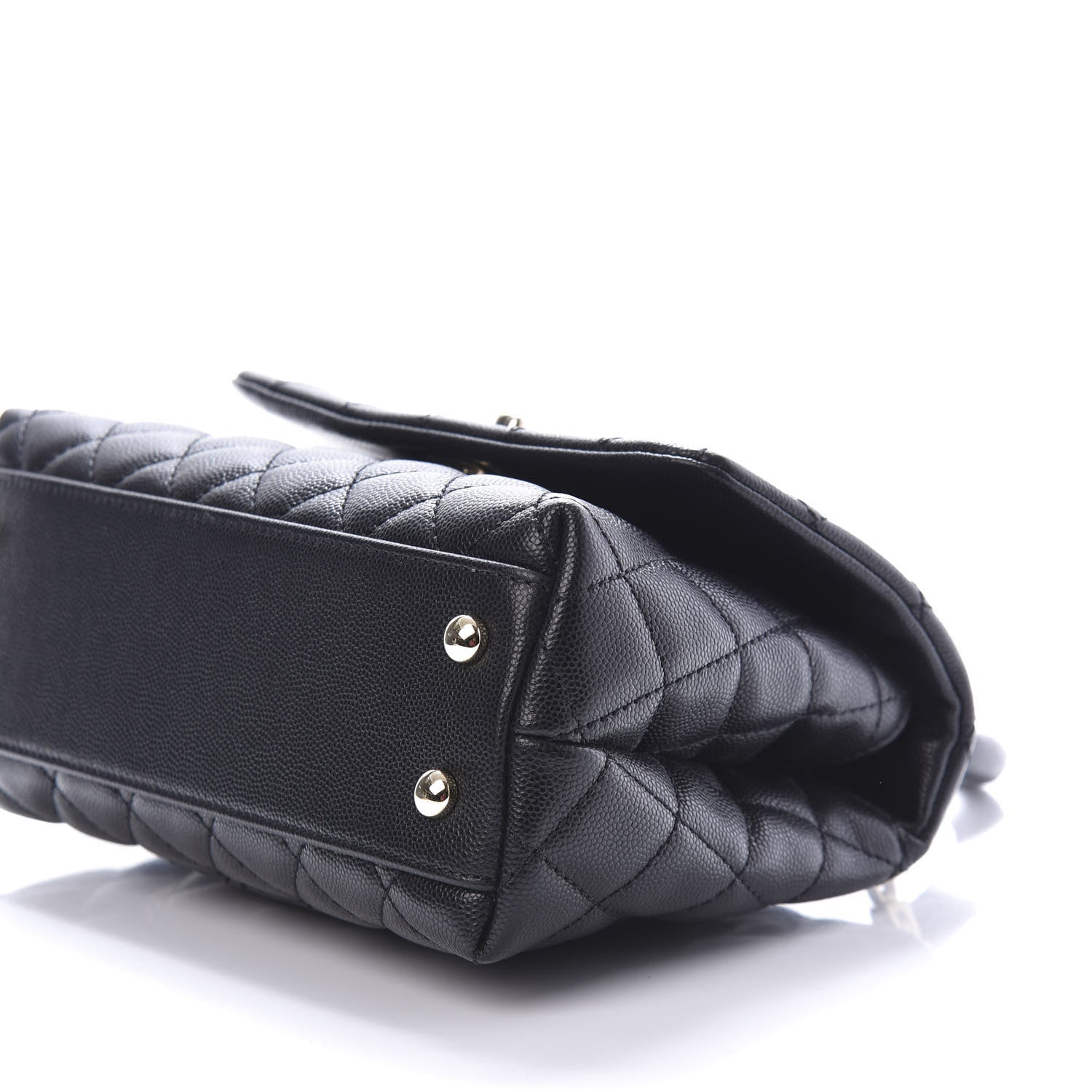 Chanel Caviar Quilted Mini Coco Handle Flap Black 7 of 10