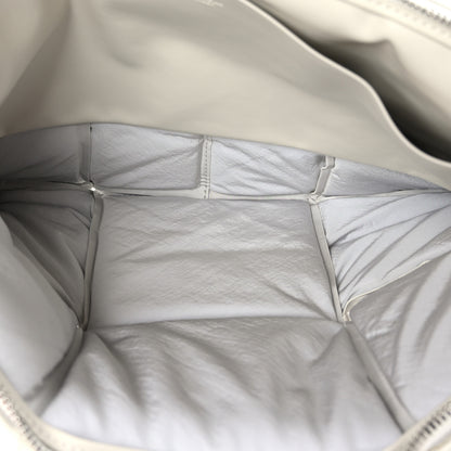 Bottega Veneta Calfskin Maxi Intrecciato Puffy Pouch White 6 of 9