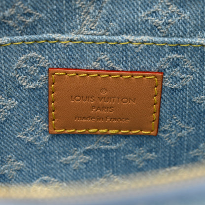 Louis Vuitton Denim Monogram Pochette Cosmetique PM Sky Blue 6 of 6