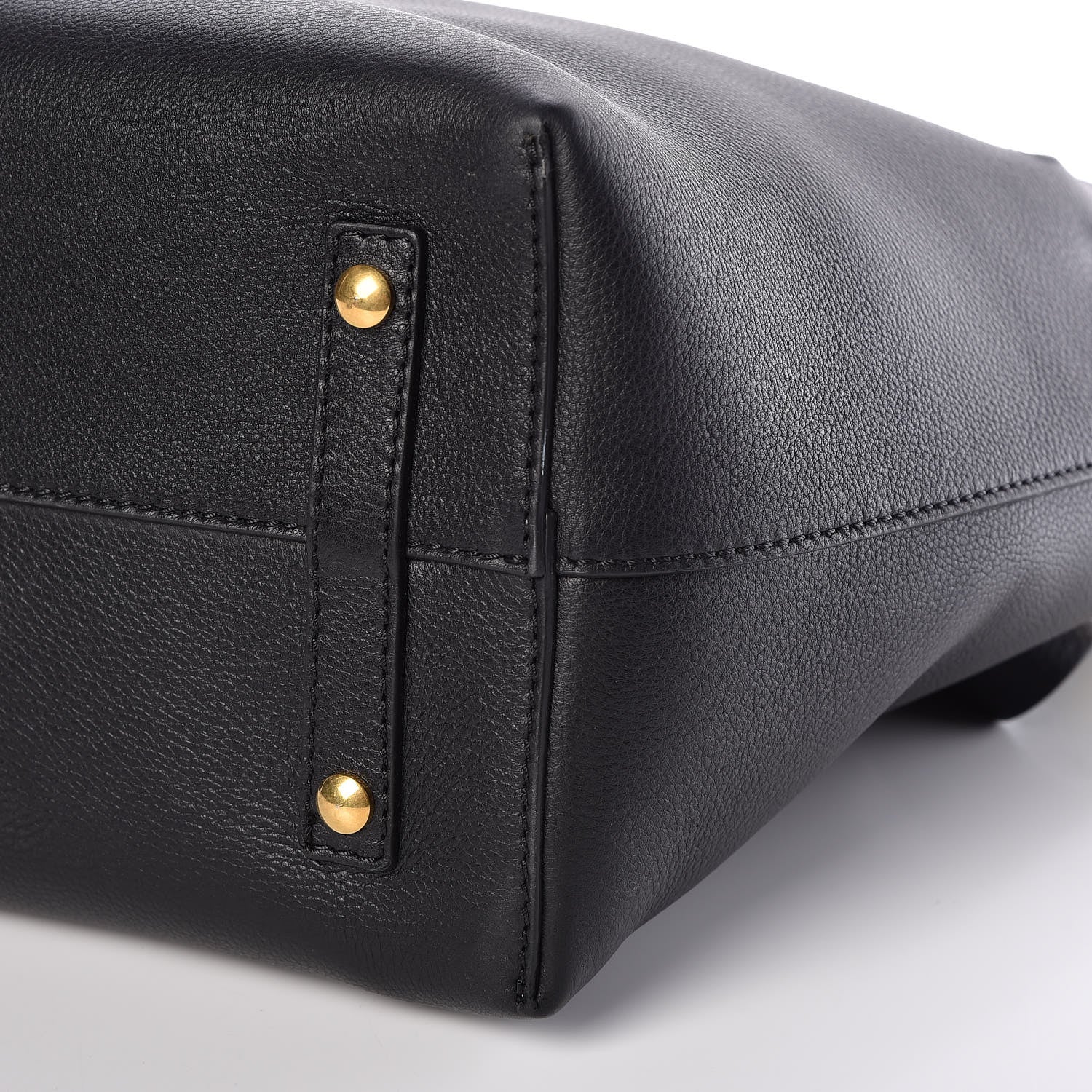 Burberry Soft Grain Calfskin Medium Belt Bag Black Yellow 7 of 8