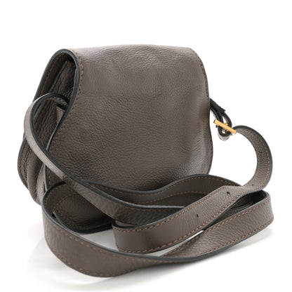 Chloe Calfskin Mini Marcie Round Crossbody Bag Cashmere Grey 3 of 11