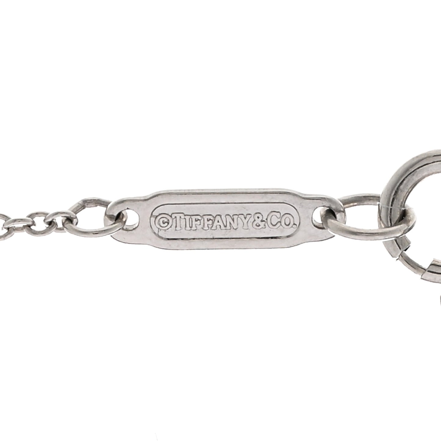 Platinum Diamond Pink Sapphire Mini Heart Pendant Necklace
