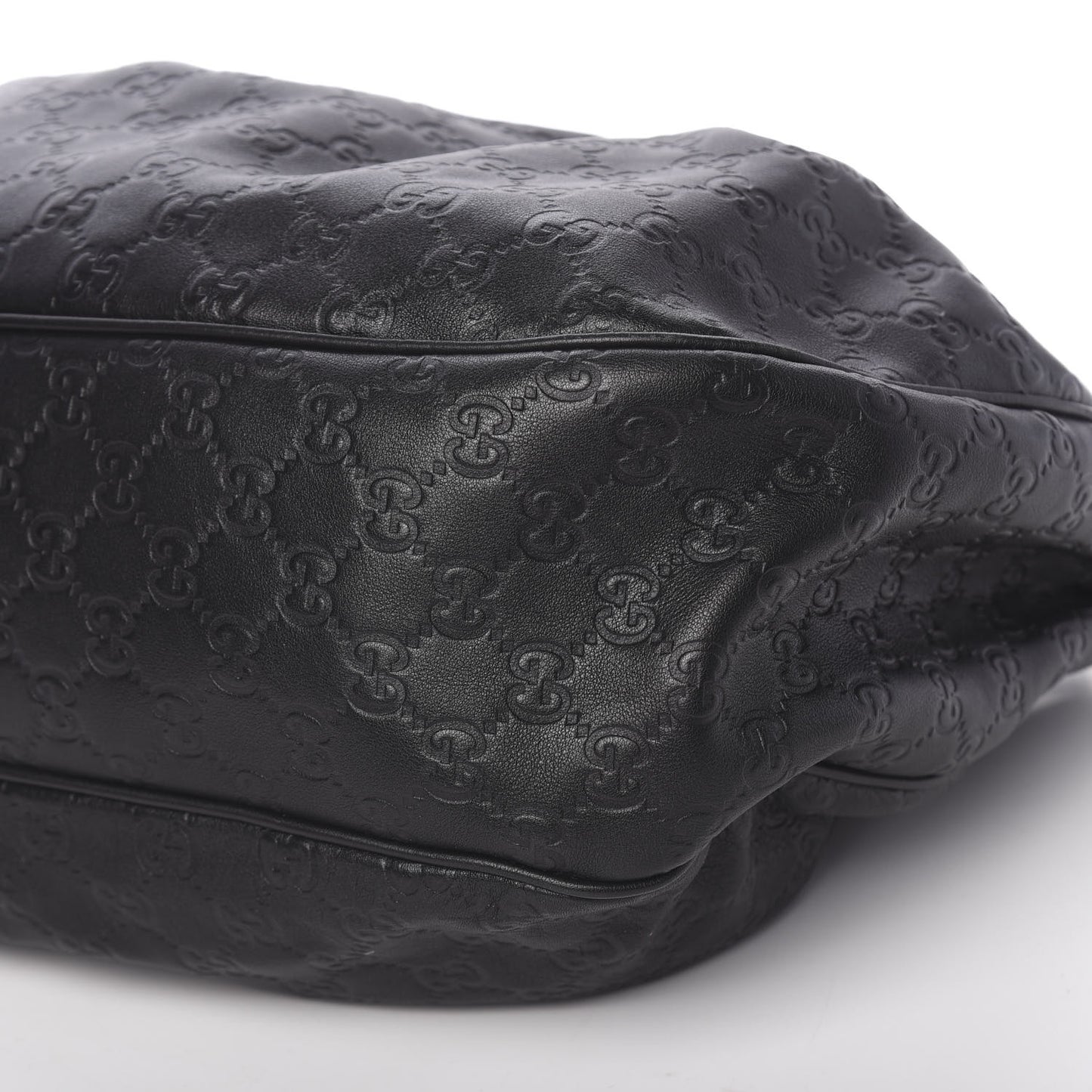 Guccissima Medium Sukey Hobo Black