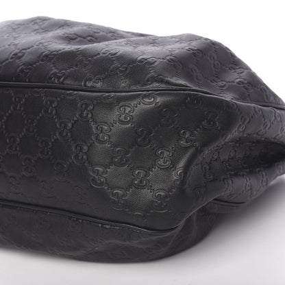 Gucci Guccissima Medium Sukey Hobo Black 10 of 11