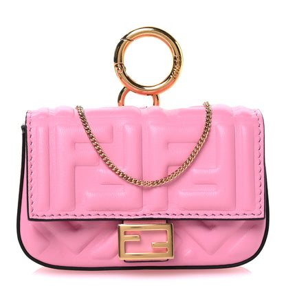 Fendi Nappa Matisse FF Embossed Nano Baguette Charm Lollypop 8 of 10