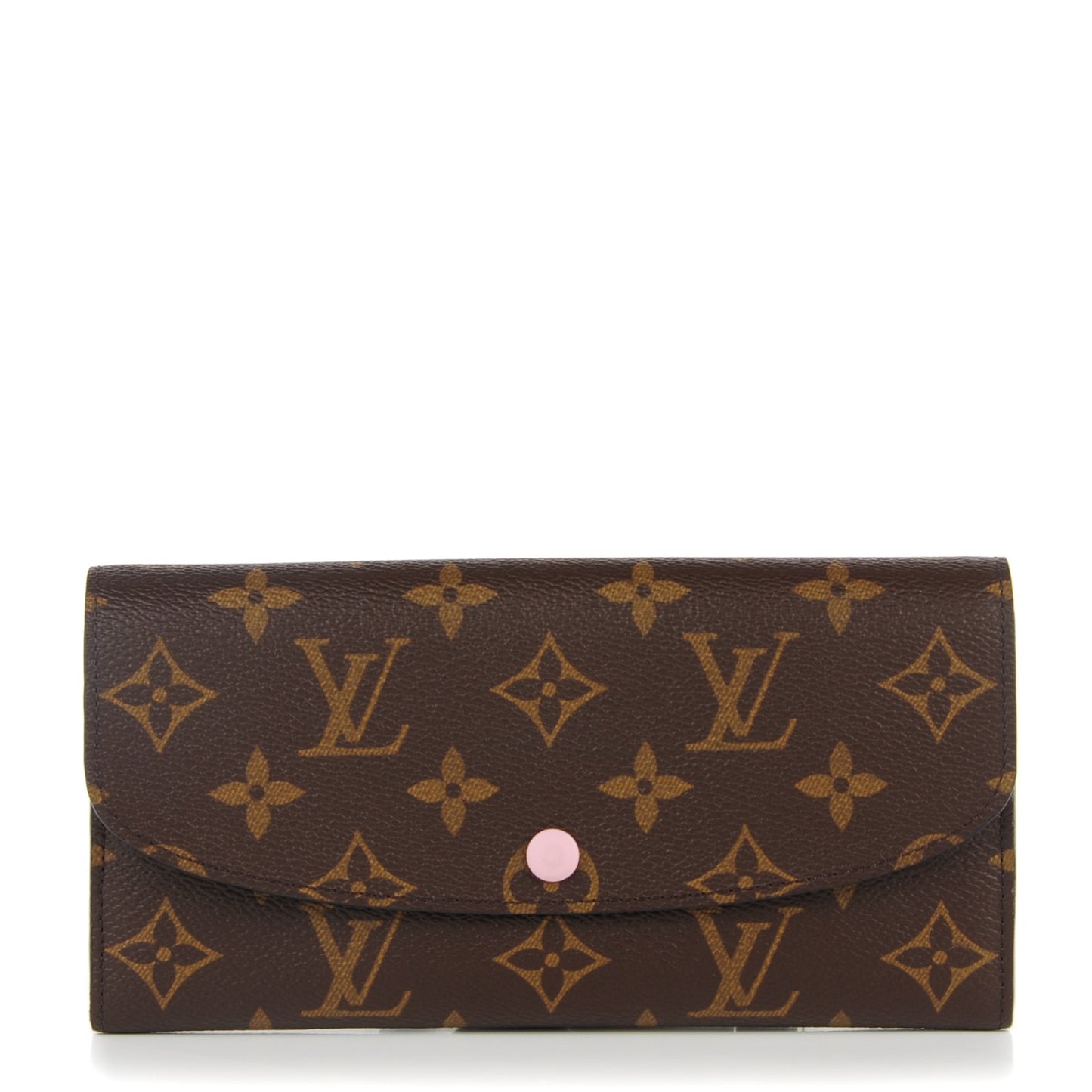 Monogram Emilie Wallet Rose Ballerine