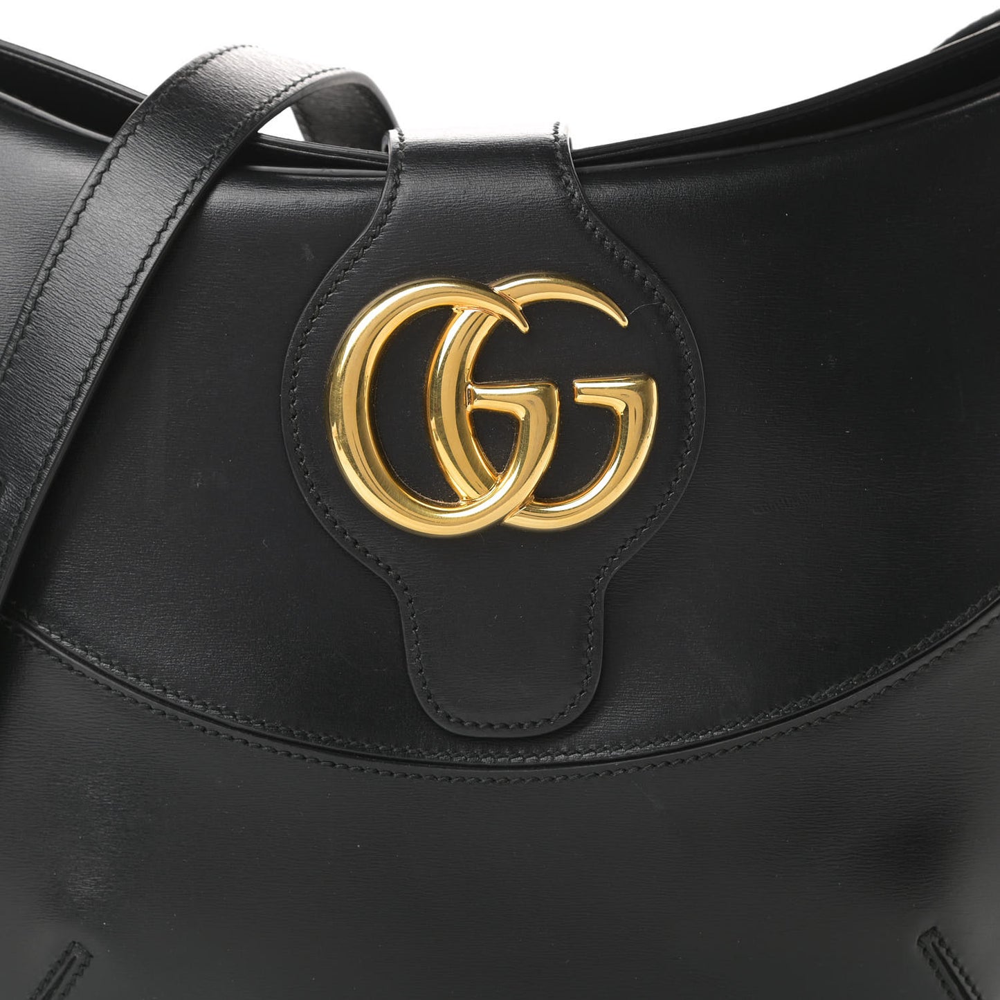Calfskin Medium Arli Shoulder Bag Black